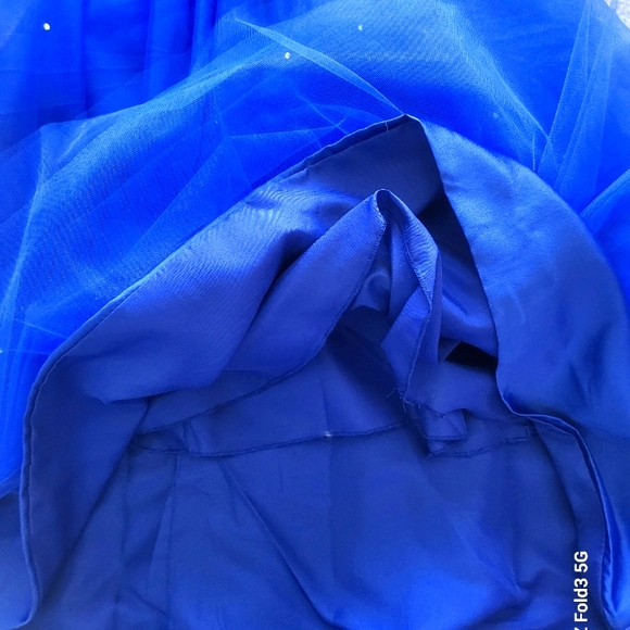 ❤️NWT❤️ COLBALT BLUE GIRLS BALL GOWN - Picture 4 of 12